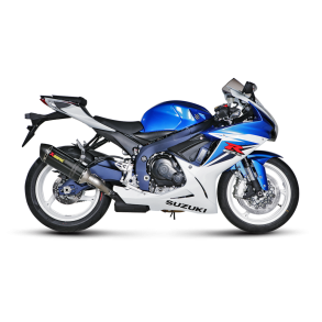 Akrapovic Suzuki GSX-R600 11-17 Slip-On Line hexagonal lydd�mper i carbon (EC godkendt)