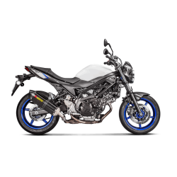 Akrapovic Suzuki SV650 X 18-> Slip-On Line hexagonal lyddmper i carbon (ECE godkendt)