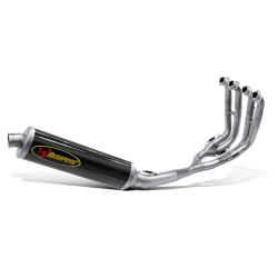 Akrapovic Suzuki GSX-R750 04-05 Racing Line 4/2/1 oval lydd�mper i titanium forr�r i rustfri