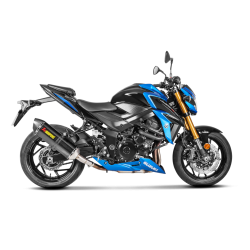 Akrapovic Suzuki GSX-S750 17-20 Slip-On Line hexagonal lydd�mper i carbon (ECE godkendt)