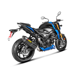 Akrapovic Suzuki GSX-S750 17-20 Slip-On Line hexagonal lydd�mper i carbon (ECE godkendt)
