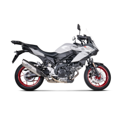 Akrapovic Suzuki SV650X 18-26, Slip-On Line med hexagonal lydd�mper i titanium (ECE godkendt)