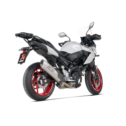 Akrapovic Suzuki SV650X 18-26, Slip-On Line med hexagonal lydd�mper i titanium (ECE godkendt)