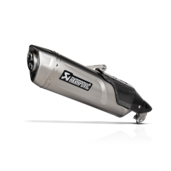 Akrapovic Suzuki SV650X 18-26, Slip-On Line med hexagonal lydd�mper i titanium (ECE godkendt)