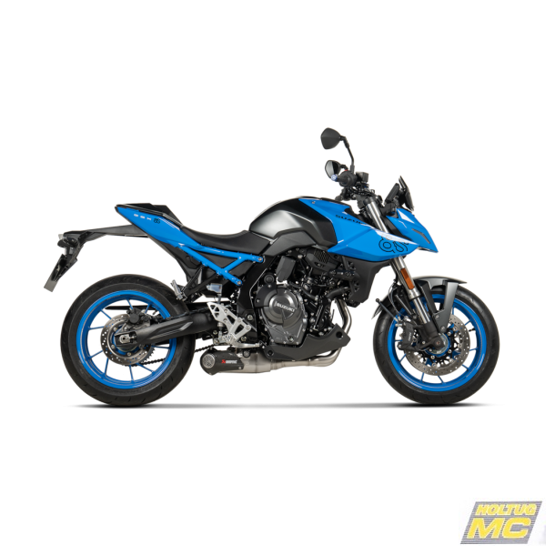 Akrapovic Suzuki GSX-8R 23-> Racing Line 2/1 med underliggende lyddmper i rustfri (ECE-godkendt)