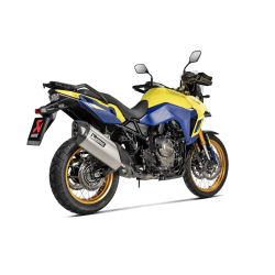 Akrapovic Suzuki V-Strom 800 23-> Slip-on system med hexagonal lyddmper i titanium