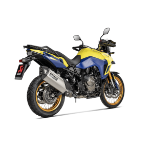 Akrapovic Suzuki V-Strom 800 23-> Slip-on system med hexagonal lyddmper i titanium
