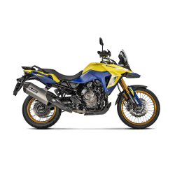Akrapovic Suzuki V-Strom 800 23-> Slip-on system med hexagonal lyddmper i titanium