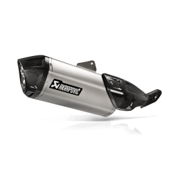 Akrapovic Suzuki V-Strom 800 23-> Slip-on system med hexagonal lyddmper i titanium