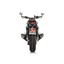 Akrapovic Triumph Thruxton 16-20 Slip-on Line hexagonale lyddmpere i titanium/sort (ECE godkendt)