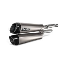 Akrapovic Triumph Scrambler 1200 19-20 Slip-on Line hexagonale lydd�mpere i titanium (ECE godkendt)