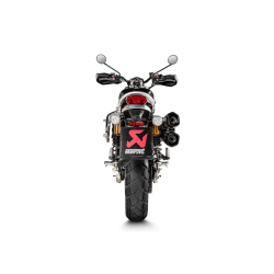 Akrapovic Triumph Scrambler 1200 19-20 Slip-on Line hexagonale lydd�mpere i titanium (ECE godkendt)