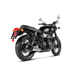 Akrapovic Triumph Boneville T120 16-20 varmeskjold i rustfri til brug med Slip-on Line