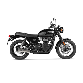 Akrapovic Triumph Bonneville T100 17-20 Slip-on Line hexagonale lydd�mpere i titanium (ECE godkendt)