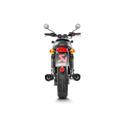Akrapovic Triumph Bonneville T100 17-20 Slip-on Line hexagonale lydd�mpere i titanium (ECE godkendt)