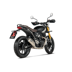 Akrapovic Triumph Speed 400 23-> Slip-on Line oval lyddmper i titanium (ECE godkendt)