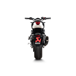Akrapovic Triumph Trident 660 21-> Racing Line hexagonal lyddmper i titanium/sort 