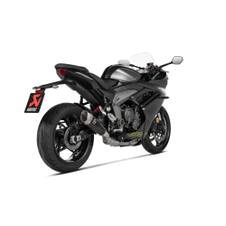 Akrapovic Triumph Daytona 660 24-> Racing Line hexagonal lyddmper i titanium/sort 