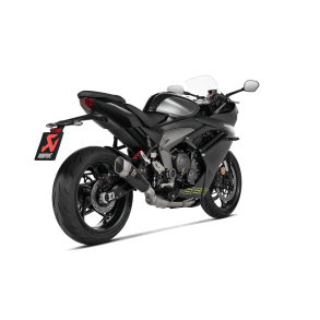 Akrapovic Triumph Daytona 660 24-> Racing Line hexagonal lyddmper i titanium/sort 