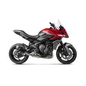 Akrapovic Triumph Tiger Sport 660 24-> Racing Line hexagonal lyddmper i titanium/sort 