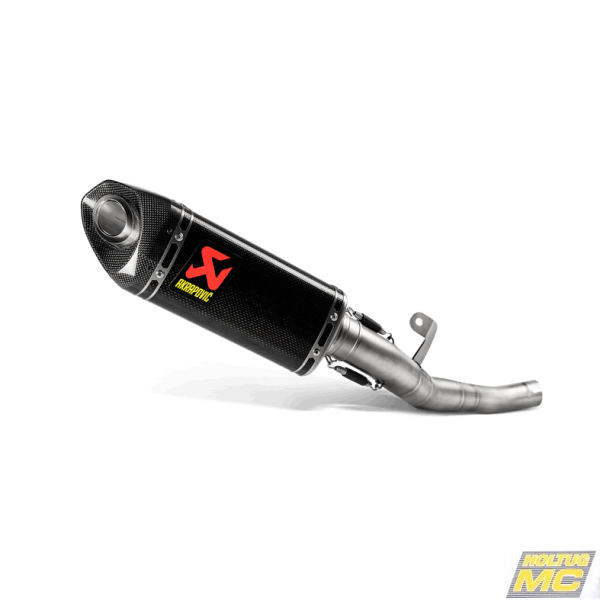 Akrapovic Triumph Street Triple 765S/R/RS 20-> Slip-on Line hexagonal lyddmper i carbon
