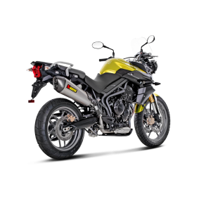 Akrapovic Triumph Tiger 800XC 11-16 Slip-on Line hexagonal lydd�mper i titanium (EC godkendt)