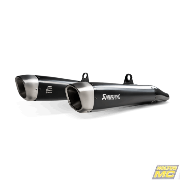 Akrapovic Triumph Street Twin 19-20 Slip-on Line lyddmper i titanium/sort (ECE-godkendt)