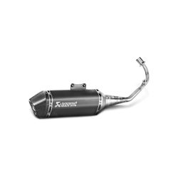 Akrapovic Vespa Primavera 125ie 17-20 Racing Line hexagonal lydd�mper i rustfri/sort (EC godkendt)