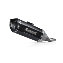 Akrapovic Vespa Primavera 125ie 24-> Slip-On Line med hexagonal lydd�mper sort coatet rustfrit st�l (ECE godkendt)