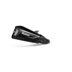 Akrapovic Vespa GTS Super 300 21-> Slip-On Line hexagonal lyddmper i rustfri/sort (ECE godkendt)