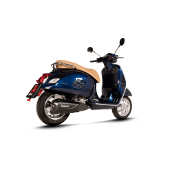 Akrapovic Vespa GTS Super 300 21-> Slip-On Line hexagonal lyddmper i rustfri/sort (ECE godkendt)