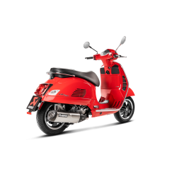 Akrapovic Vespa GTV 250 06-13 Slip-on Line hexagonal lydd�mper i rustfri (ECE godkendt)