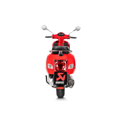 Akrapovic Vespa GTV 300 10-17 Slip-On Line hexagonal lydd�mper i rustfri (ECE godkendt)