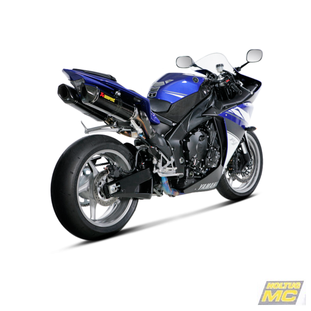 Akrapovic Yamaha YZF-R1 09-14 Evolution Line KIT 4/2/1/2 hexagonale lydd�mpere i carbon