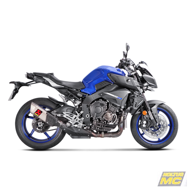Akrapovic Yamaha MT-10 16-21 Slip-on Line hexagonal lydd�mper i titanium (ECE godkendt)