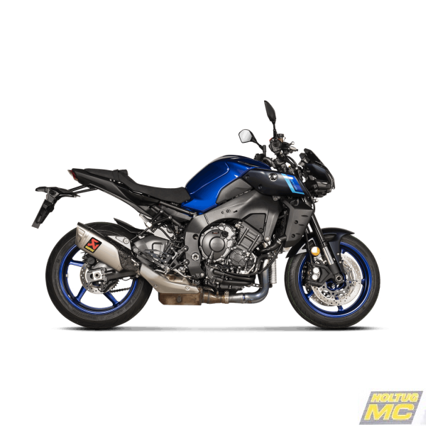 Akrapovic Yamaha MT-10 22-> Slip-on Line hexagonal lyddmper i titanium (ECE godkendt)
