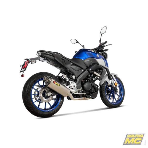 Akrapovic Yamaha MT-125 21-> Racing Line 1/1 hexagonal lydd�mper i titanium (ECE-godkendt)