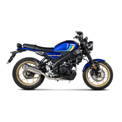 Akrapovic Yamaha XSR125 21-25 Racing Line 2/1 hexagonal lyddmper i titanium (ECE godkendt)