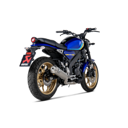 Akrapovic Yamaha XSR125 21-25 Racing Line 2/1 hexagonal lyddmper i titanium (ECE godkendt)