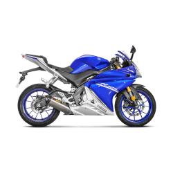 Akrapovic Yamaha YZF-R125 14-18 Racing Line 1/1 hexagonal lyddmper i titanium (ECE-godkendt)