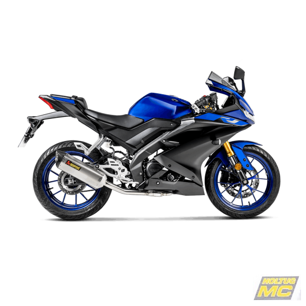 Akrapovic Yamaha YZF-R125 19-20 Racing Line 1/1 hexagonal lyddmper i titanium 