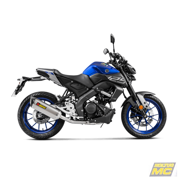 Akrapovic Yamaha MT-125 2020 Racing Line 1/1 hexagonal lyddmper i titanium (ECE-godkendt)