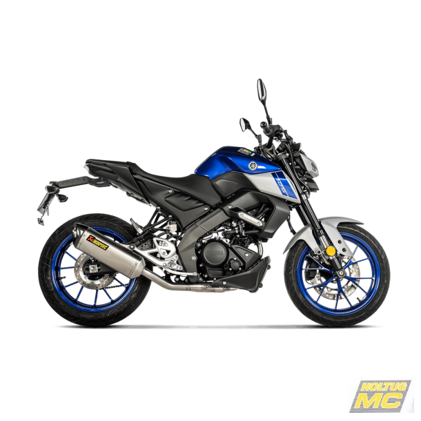 Akrapovic Yamaha MT-125 21-> Racing Line 1/1 hexagonal lyddmper i titanium (ECE-godkendt)