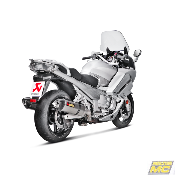 Akrapovic Yamaha FJR1300 13-20 Slip-On Line hexagonale lydd�mpere i titanium (ECE godkendt)