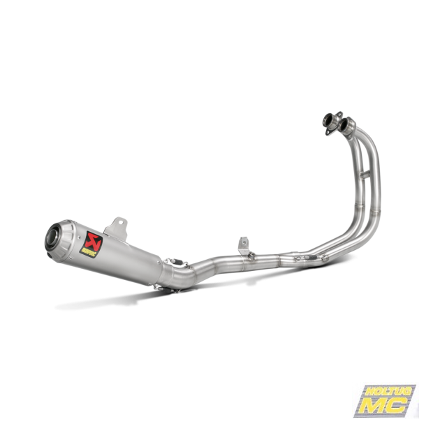 Akrapovic Yamaha MT-03 16-19 Racing Line 2/1 GP-type lydd�mper i rustfri 