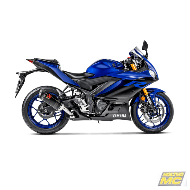 Akrapovic Yamaha MT-03 16-20 Slip-On Line hexagonal lydd�mper i carbon 