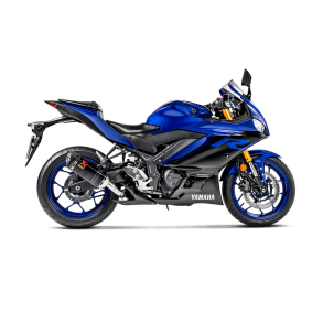 Akrapovic Yamaha YZF-R3 15-21 Slip-On Line hexagonal lyddmper i carbon (ECE godkendt)