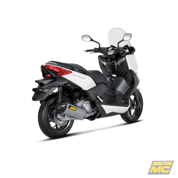 Akrapovic Yamaha X-City 250 07-16 Slip-On Line hexagonal lydd�mper i rustfri (EC godkendt)