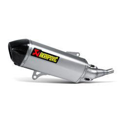 Akrapovic Yamaha X-City 250 07-16 Slip-On Line hexagonal lydd�mper i rustfri (EC godkendt)