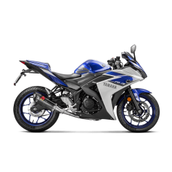 Akrapovic Yamaha YZF-R3 15-> Racing Line 2/1 hexagonal lyddmper i carbon 
